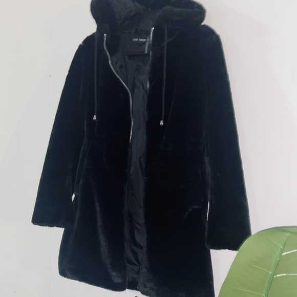 LOVE TOKEN XS FAUX BLACK FUR INSIDE DRAW STRING WAIST - THICK & VERY WARM! - Picture 3 of 7